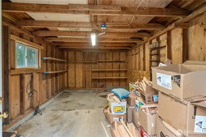 Shed - interior