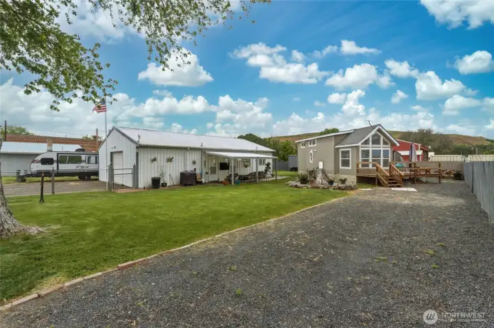 Primary Home With Attached Garage & Tiny Home. Separate Driveways and Alley Access. Ample Parking and Garage Space. RV Parking.
