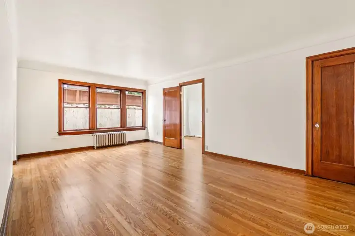 Look at the gorgeous, original hardwood floors! Look at the gorgeous, original hardwood floors!