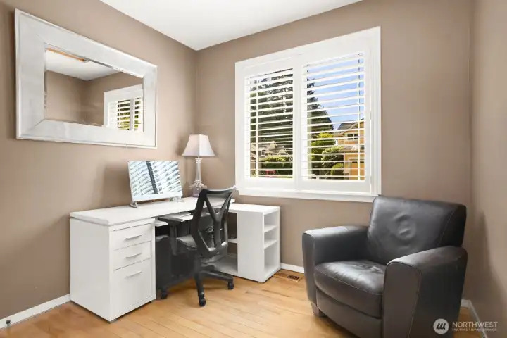 Main floor home office could be perfect 4th bedroom!