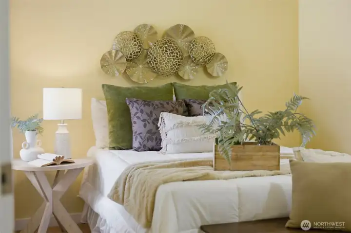 Versatile third bedroom — ideal as a guest room, home office, or hobby space.