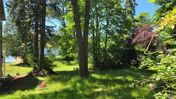 lower portion of the property at the lake. dock is shared.