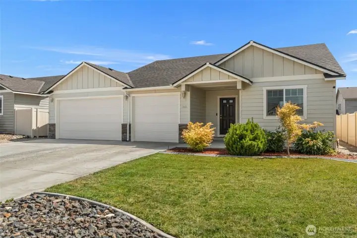 3 car attached garage. 165 S Mystical Ave East Wenatchee