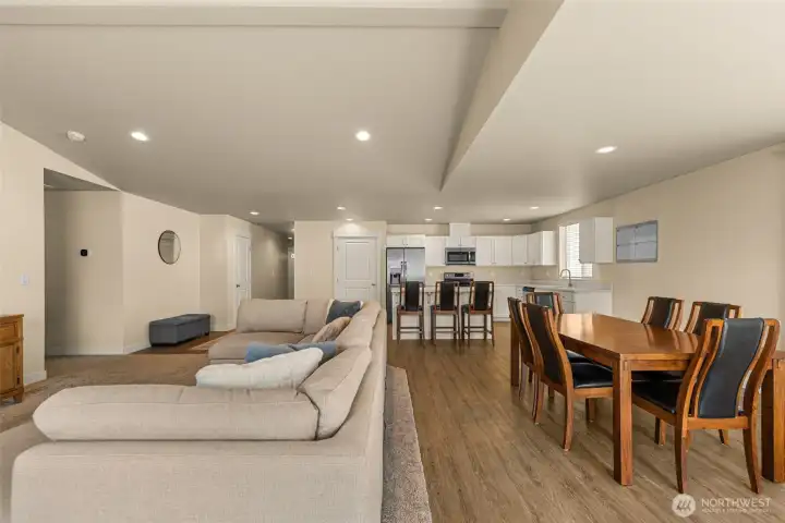 Plenty of room for dining