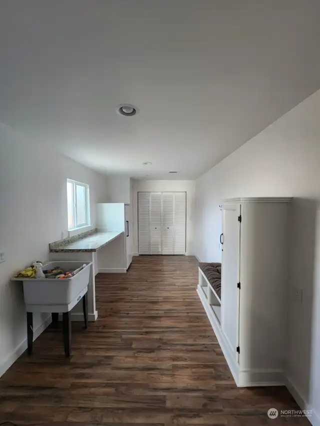 oversized laundry room