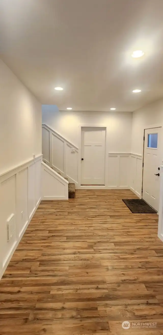 lower entry to addition side of home