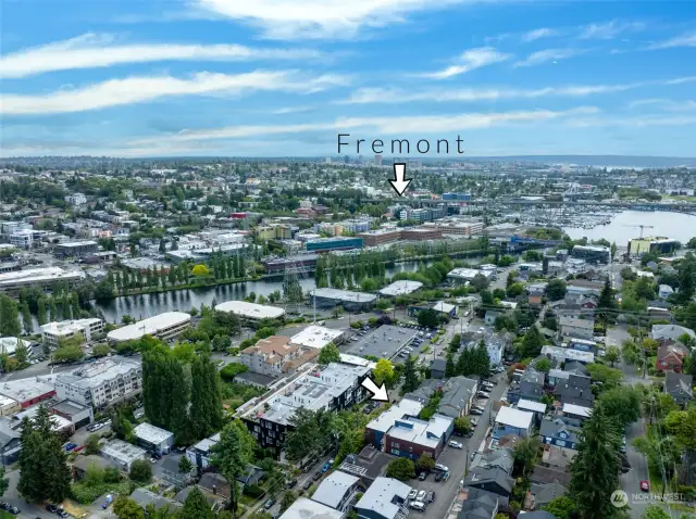 Fremont is just over the Fremont Bridge a few blocks away.