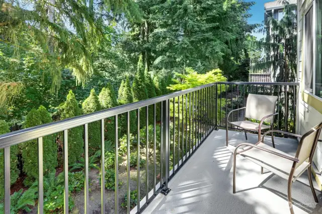 Balcony with relaxing view