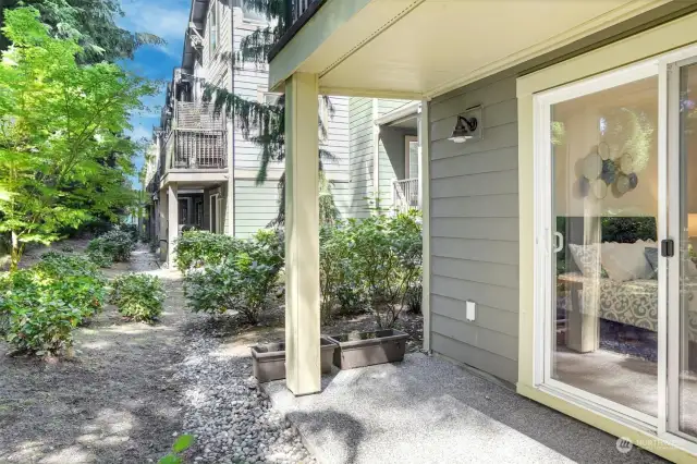 Lower Bedroom with access to back of home