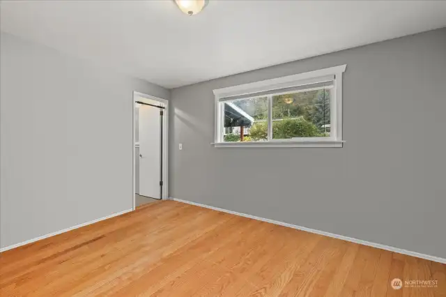 Primary bedroom with ensuite bathroom