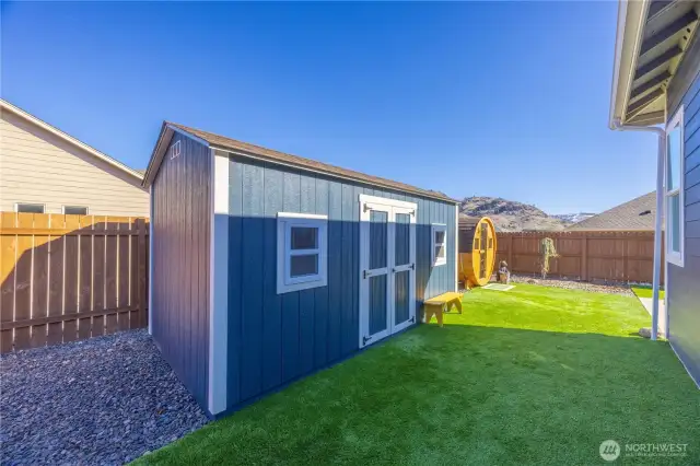 Spacious Shed.