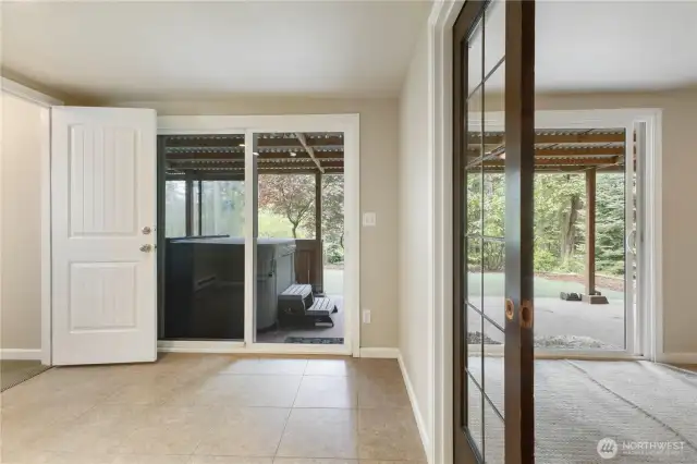 Lots of Light from Sliding Doors!