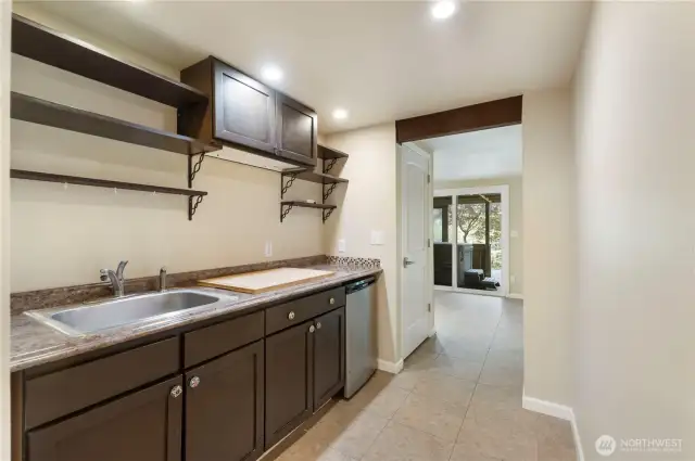 Wet bar off Bonus Room