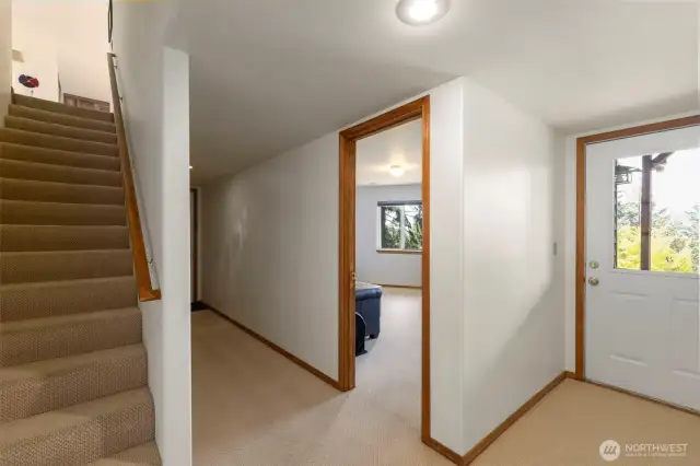 Stairs to lower level