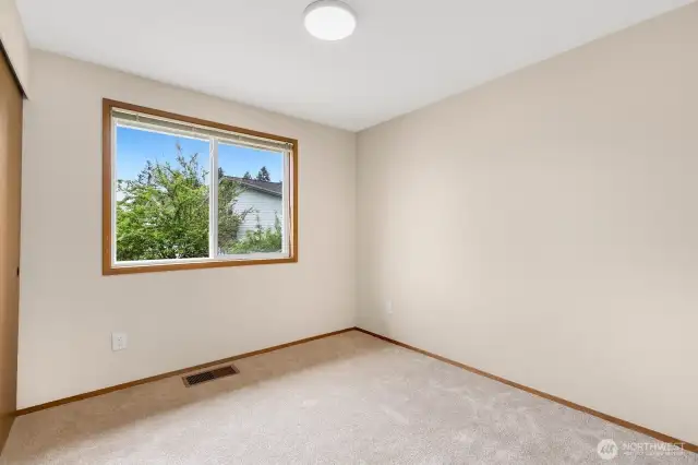 Bedroom 3 of 3. Brand new carpets throughout.