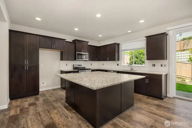 Kitchen with Huge Center Island