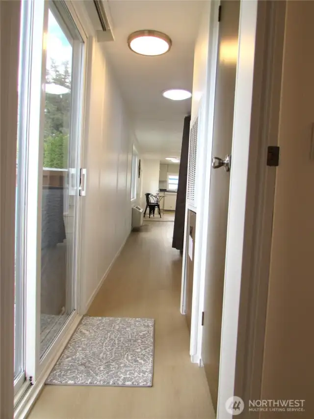 HALLWAY STORAGE CLOSET ON RIGHT.