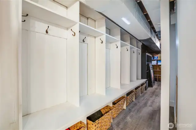 Thoughtfully added in 2020, these built-in cubbies provide the perfect way to stay organized with style. Whether storing essentials, or keeping things tidy, this smart addition enhances both function and added charm.