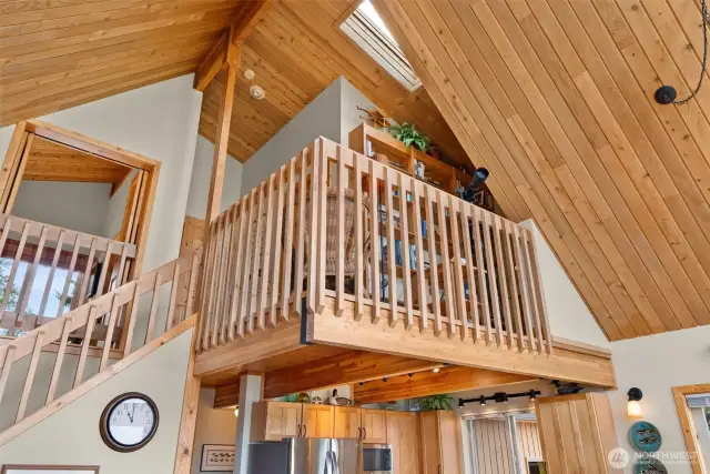 Stairs to upper level