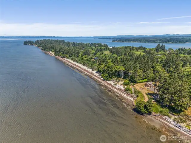 Looking north. Bay Center and boat dock on the Palix River is less than a mile up the road.