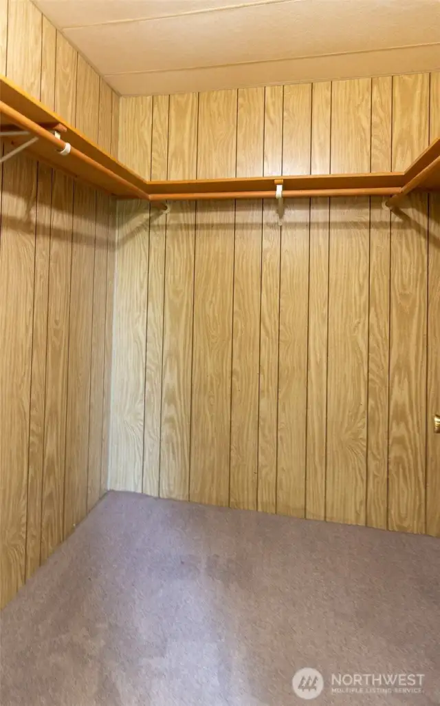The ensuite also has a large Walk-in closet!