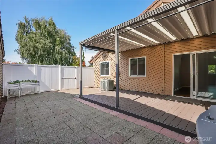 Fenced Patio