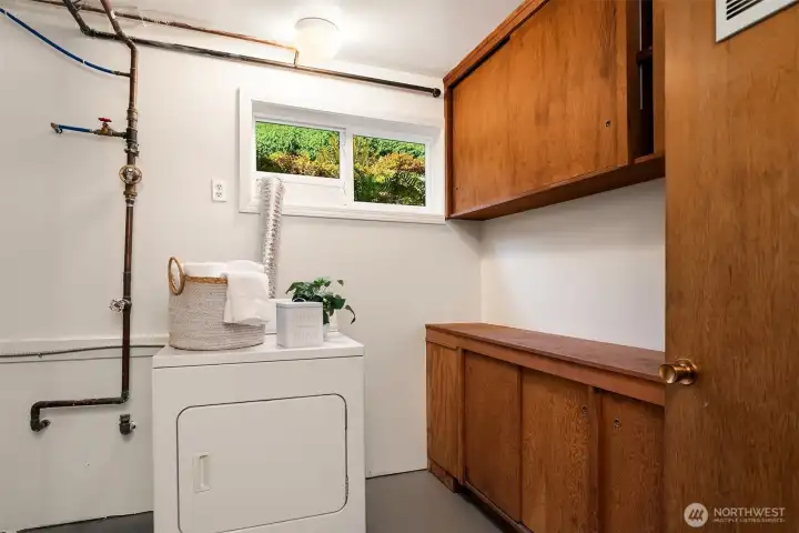 Laundry and utility room.