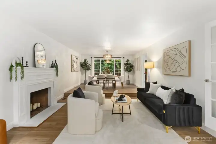 Formal Living and Dining Area