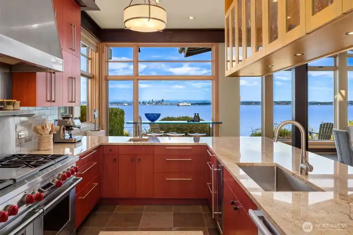 Chef's kitchen has the best of everything!