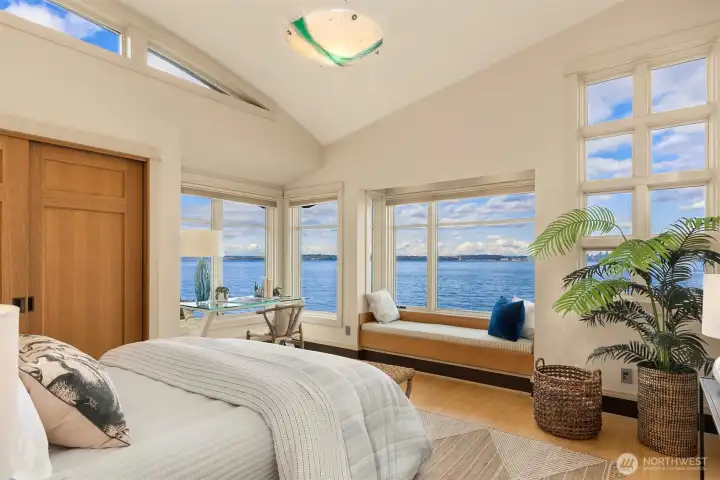 The secondary view bedroom.