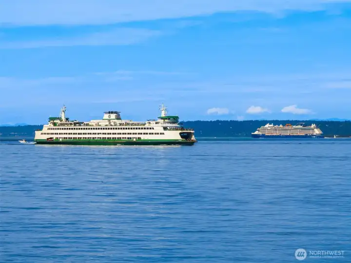 Endless beautiful scenes all day and night long.