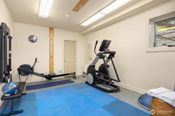 Home gym.