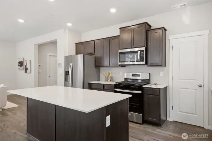 Bar seating available.