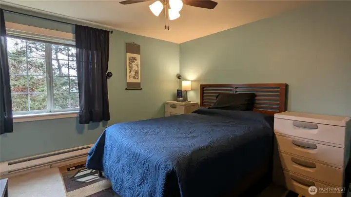 Corner unit primary bedroom.