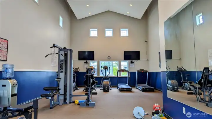 Large workout room