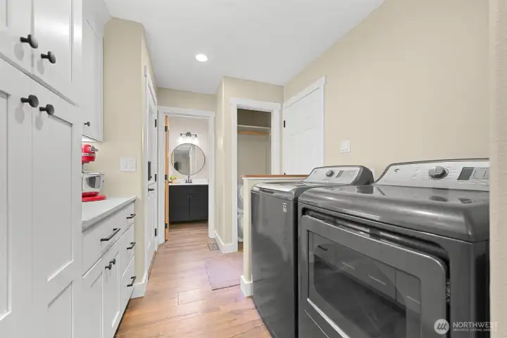 main floor laundry