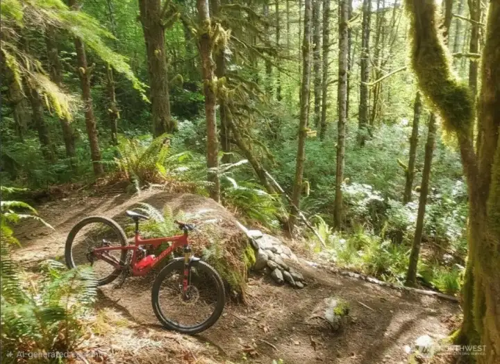 Most of the trails were built with mountain biking in mind, but they are also great for hiking or trail running. (Sorry the trails are not for dirt bikes or horses.) Most of the trails were built with mountain biking in mind, but they are also great for hiking or trail running. (Sorry the trails are not for dirt bikes or horses.)