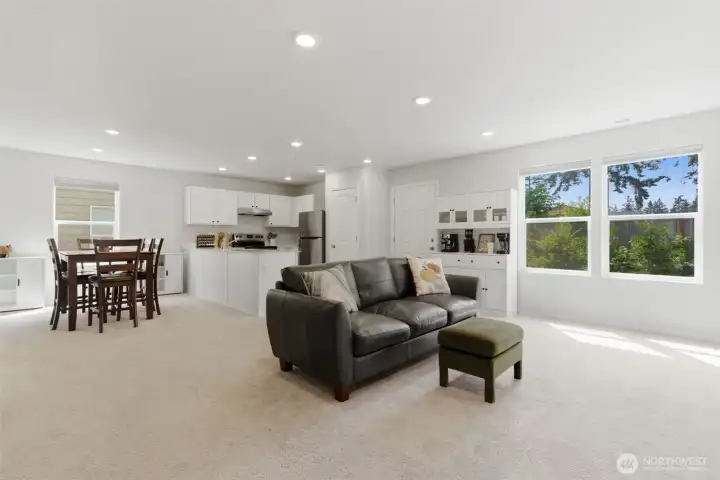 Lots of natural light