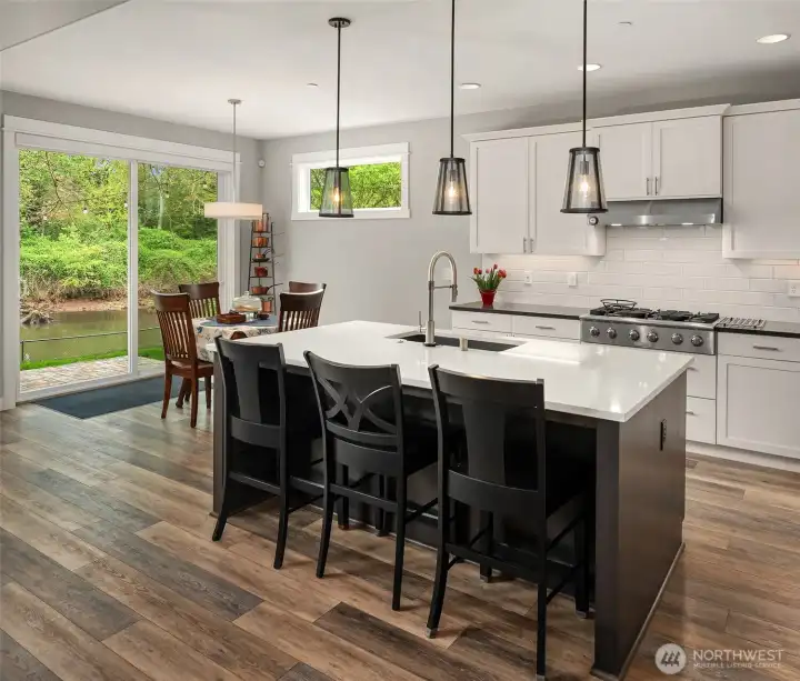 Gourmet kitchen is the heart of the home Gourmet kitchen is the heart of the home