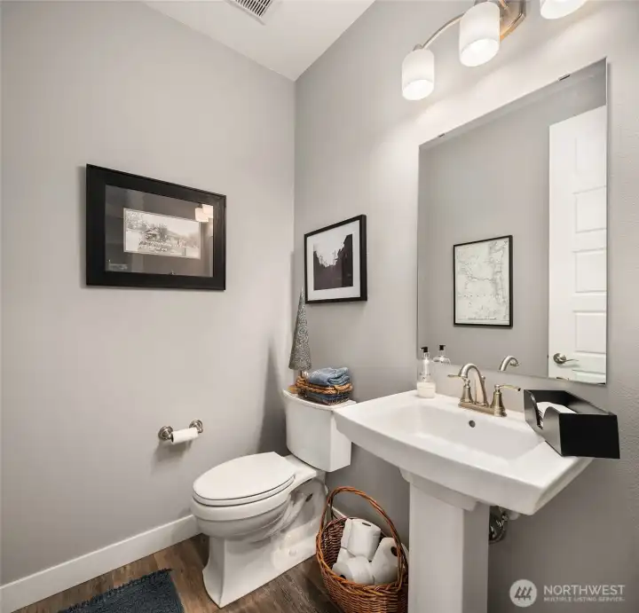 Classic powder room on the main Classic powder room on the main
