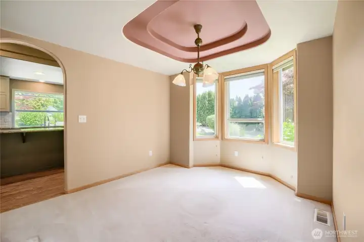 Formal dining room.