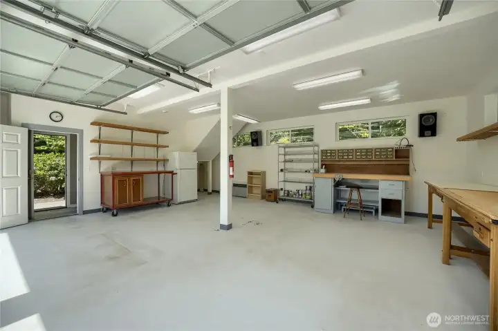 Lots of storage and work space.