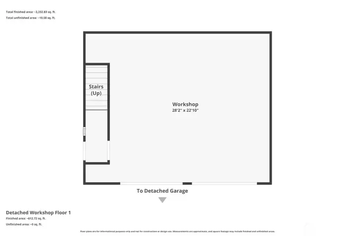Lower level of shop