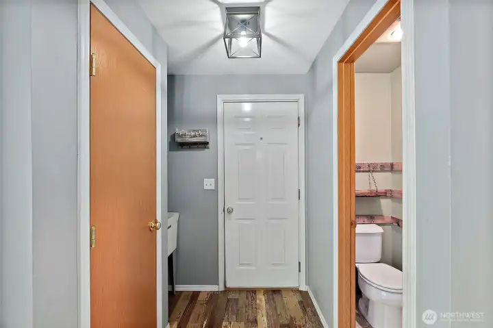 Mud room.