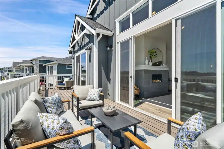 Expansive views from your front deck