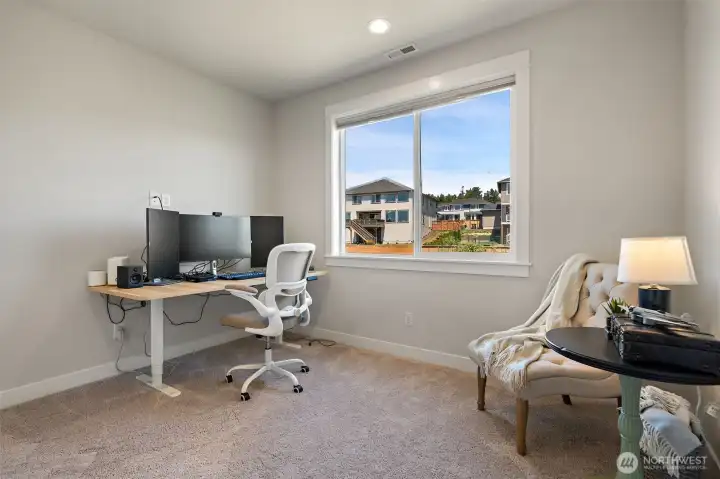 Third bedroom on main used as an office