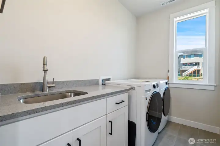 Laundry room on main