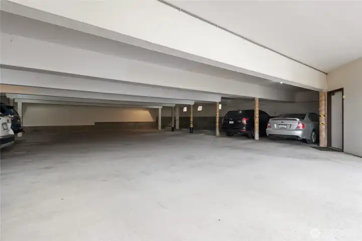 Designated Parking in Parking Garage