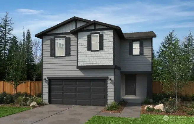 Rendering for color visual, not actual home