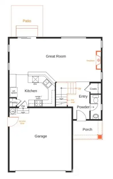 Layout, not actual home
